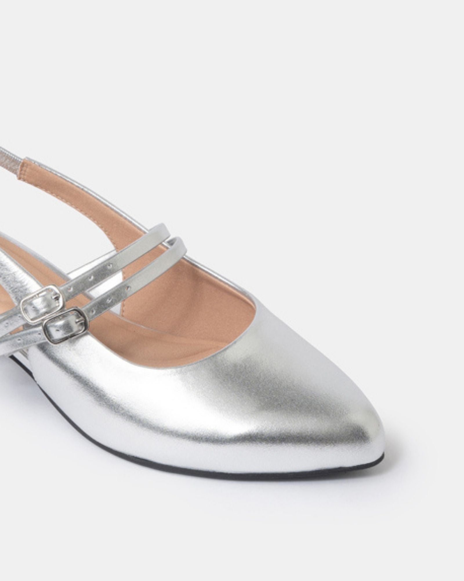 Aria Double Strap Pointy Toe Mary Jane