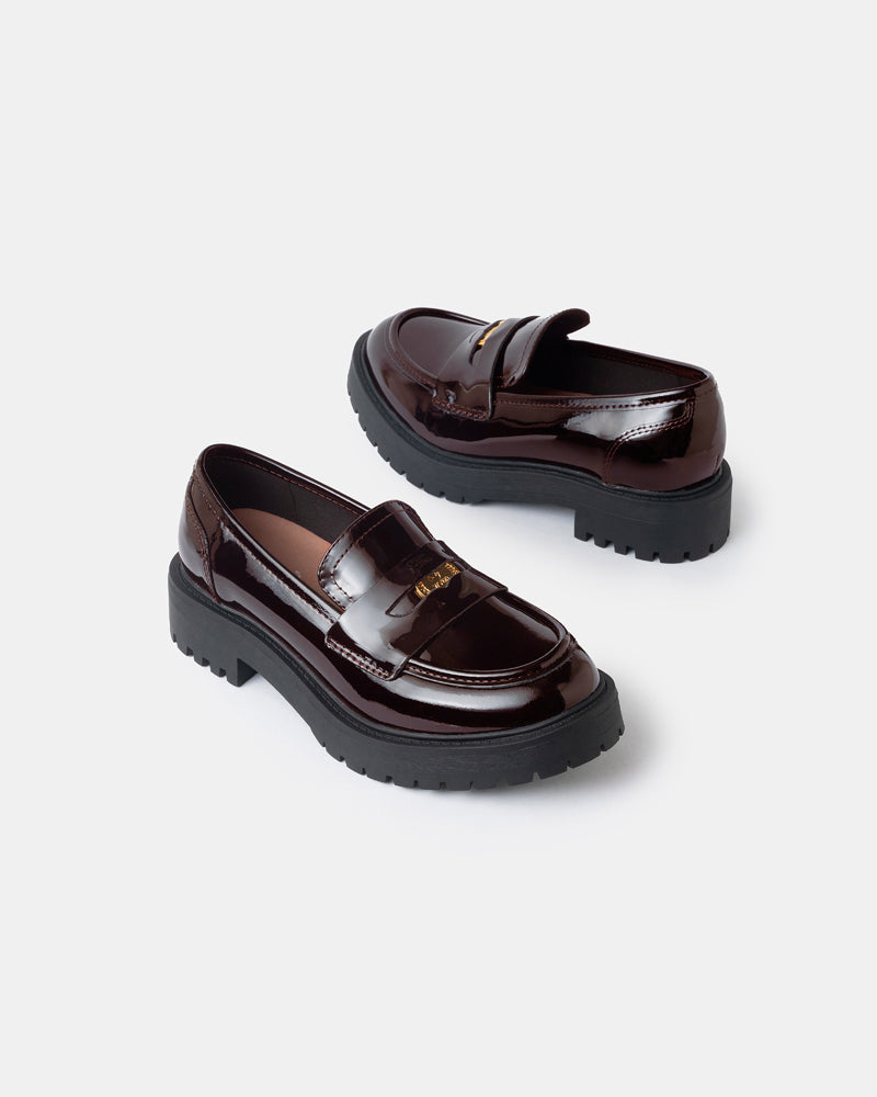 Sam Lucky Penny Leather Loafers
