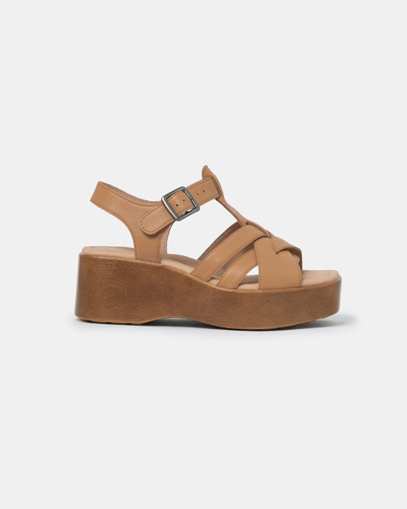 Willow T-Strap Wedge Sandals
