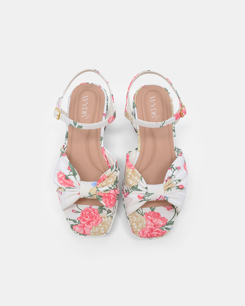 Darcy Pleated Platform Sandals