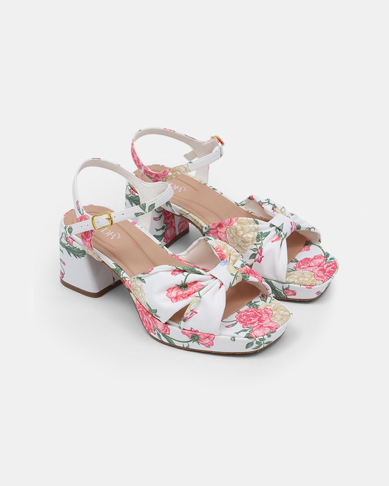 Darcy Pleated Platform Sandals