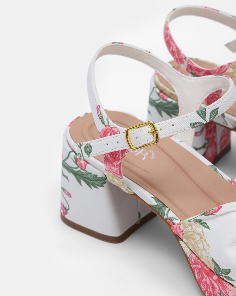 Darcy Pleated Platform Sandals