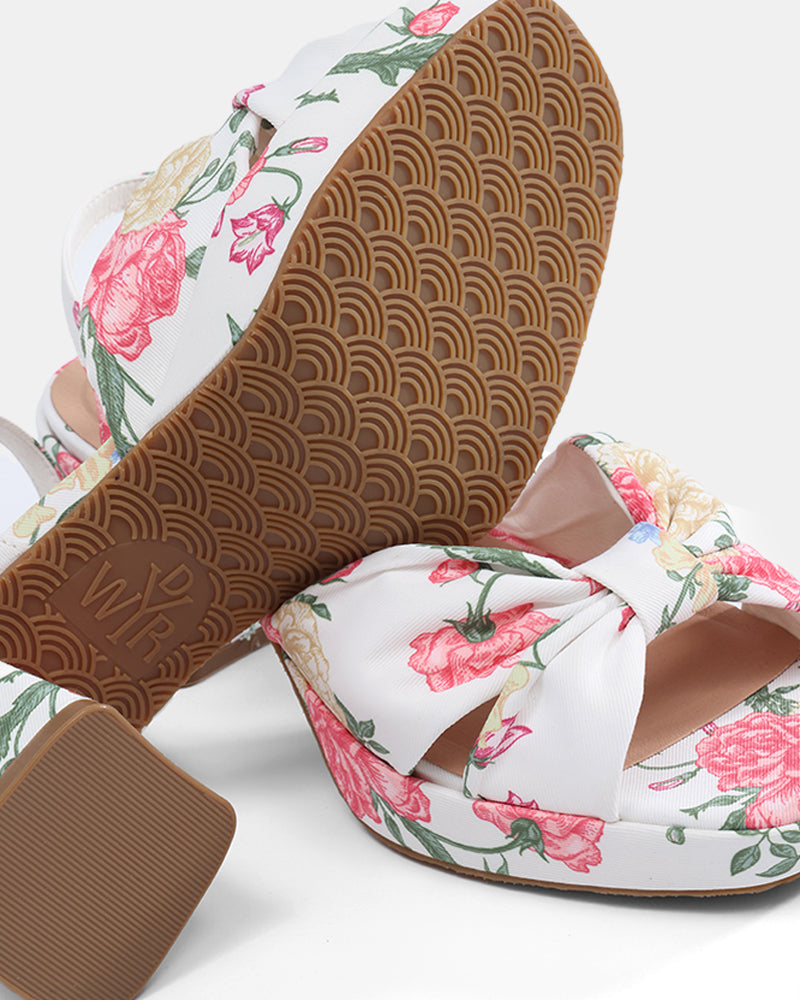 Darcy Pleated Platform Sandals