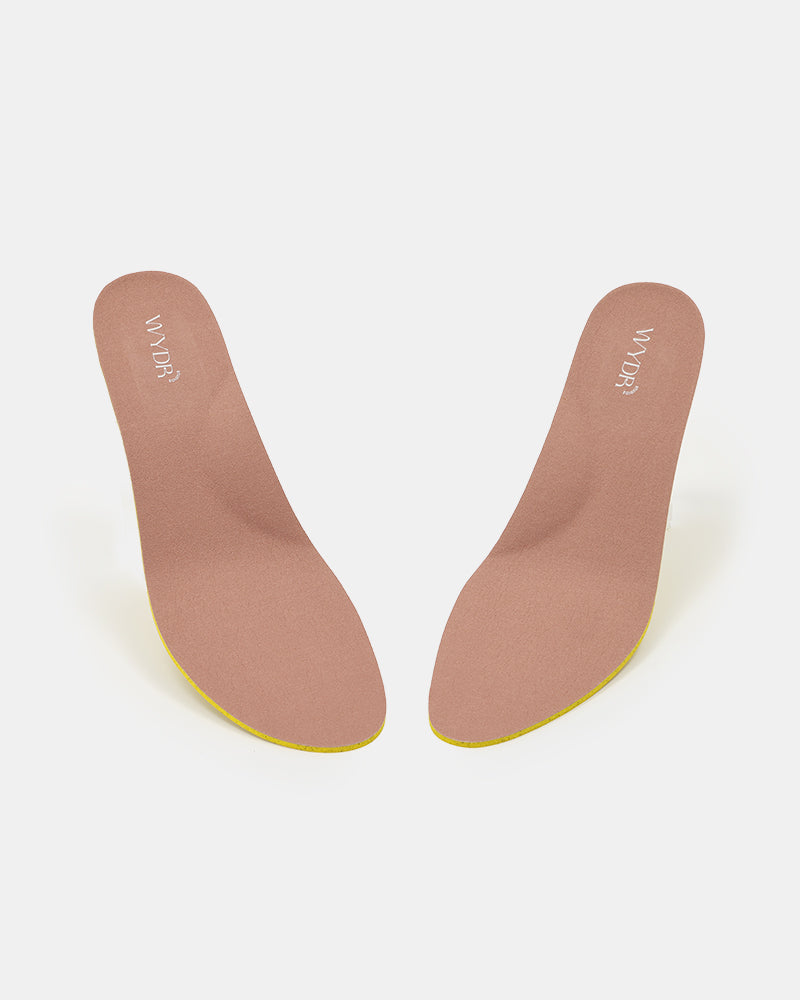 Tan insoles for wide toe box shoes