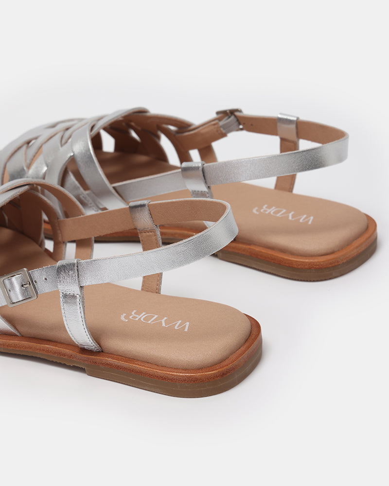 Santorini Woven Flat Sandals
