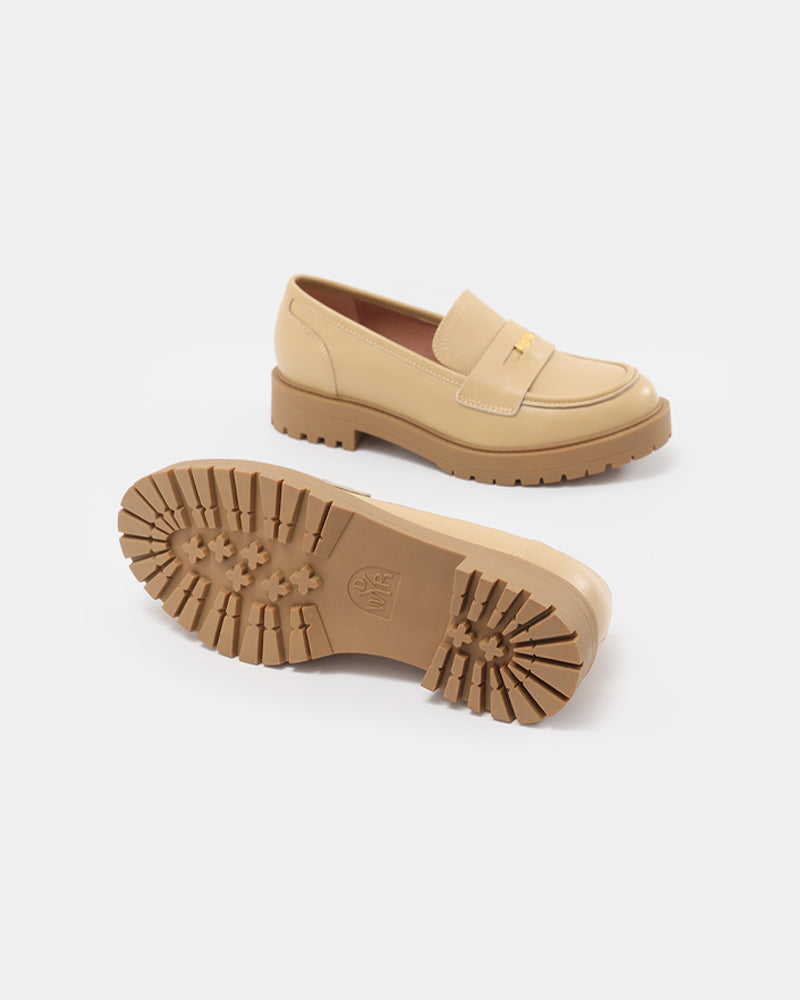 Sam Lucky Penny Leather Loafers