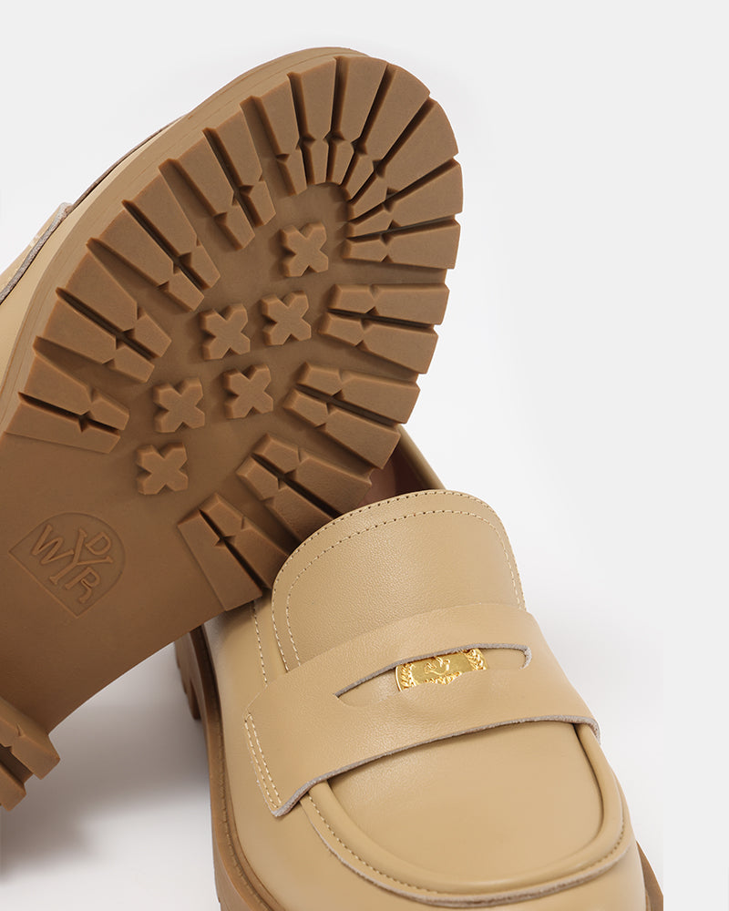 Sam Lucky Penny Leather Loafers