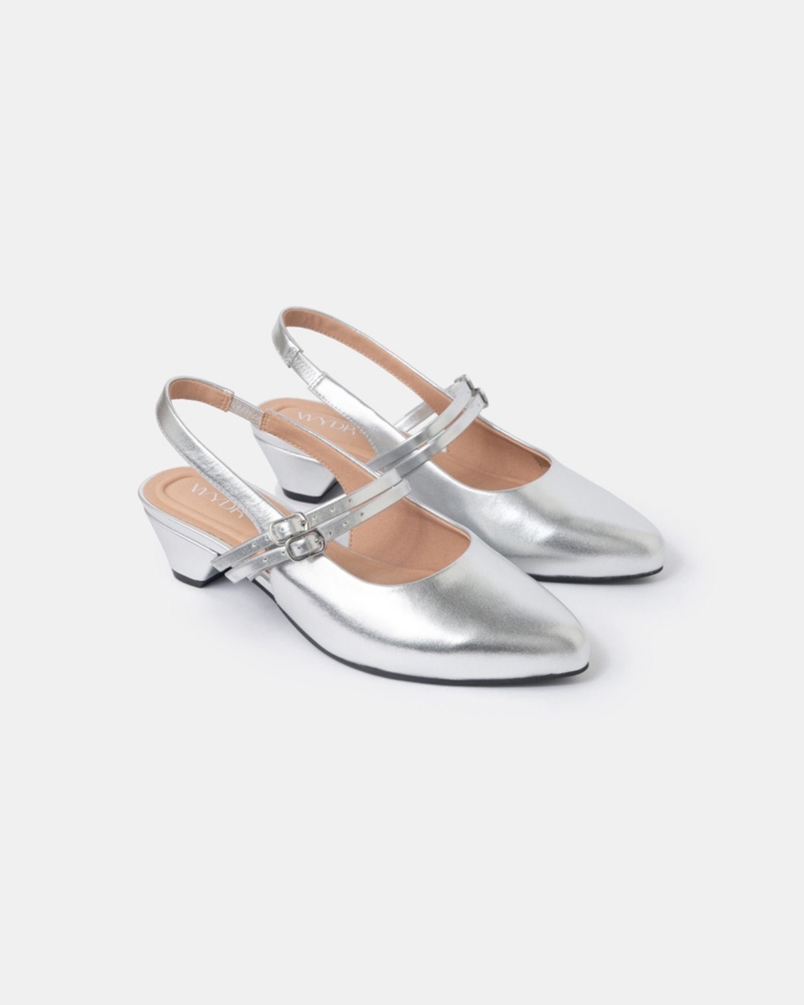 Aria Double Strap Pointy Toe Mary Jane