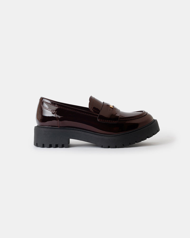 Sam Lucky Penny Leather Loafers