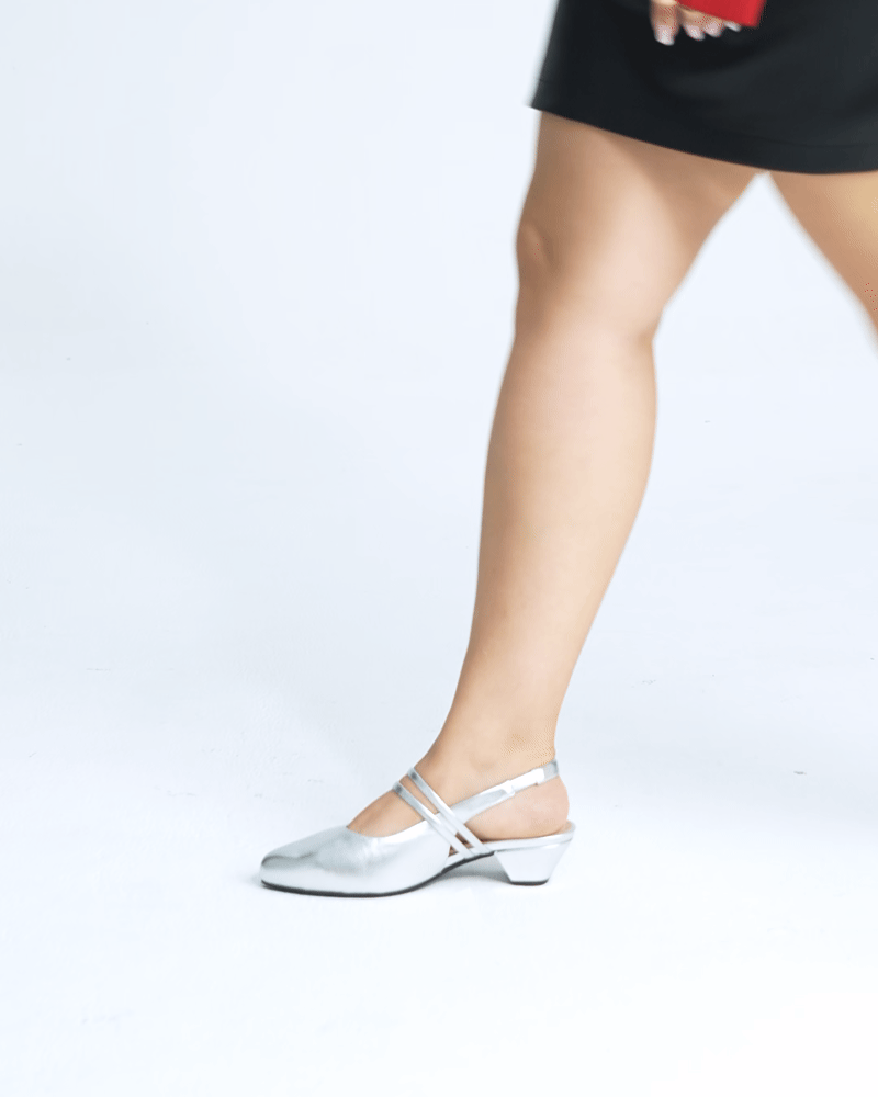 Aria Double Strap Pointy Toe Mary Jane