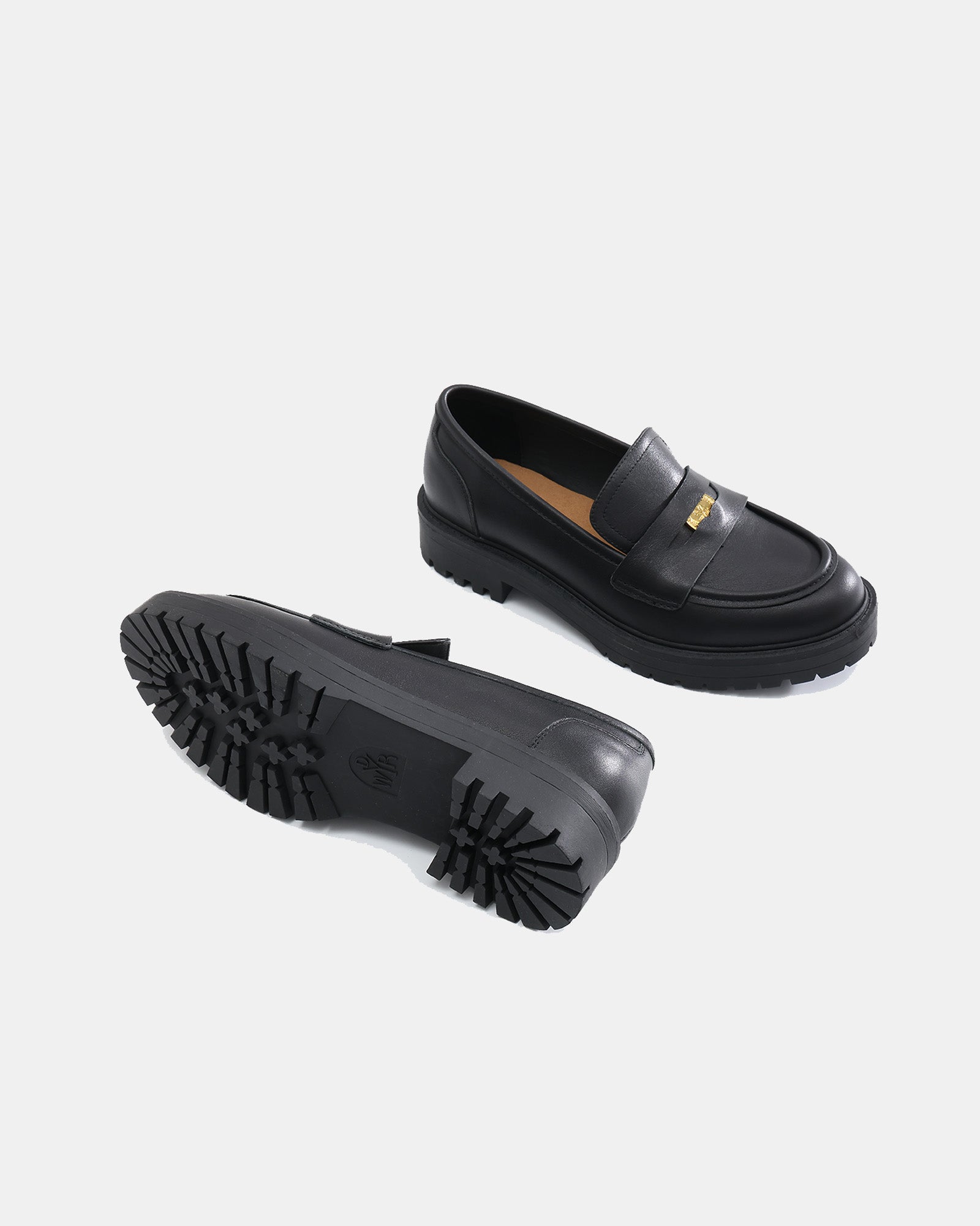Sam Lucky Penny Leather Loafers
