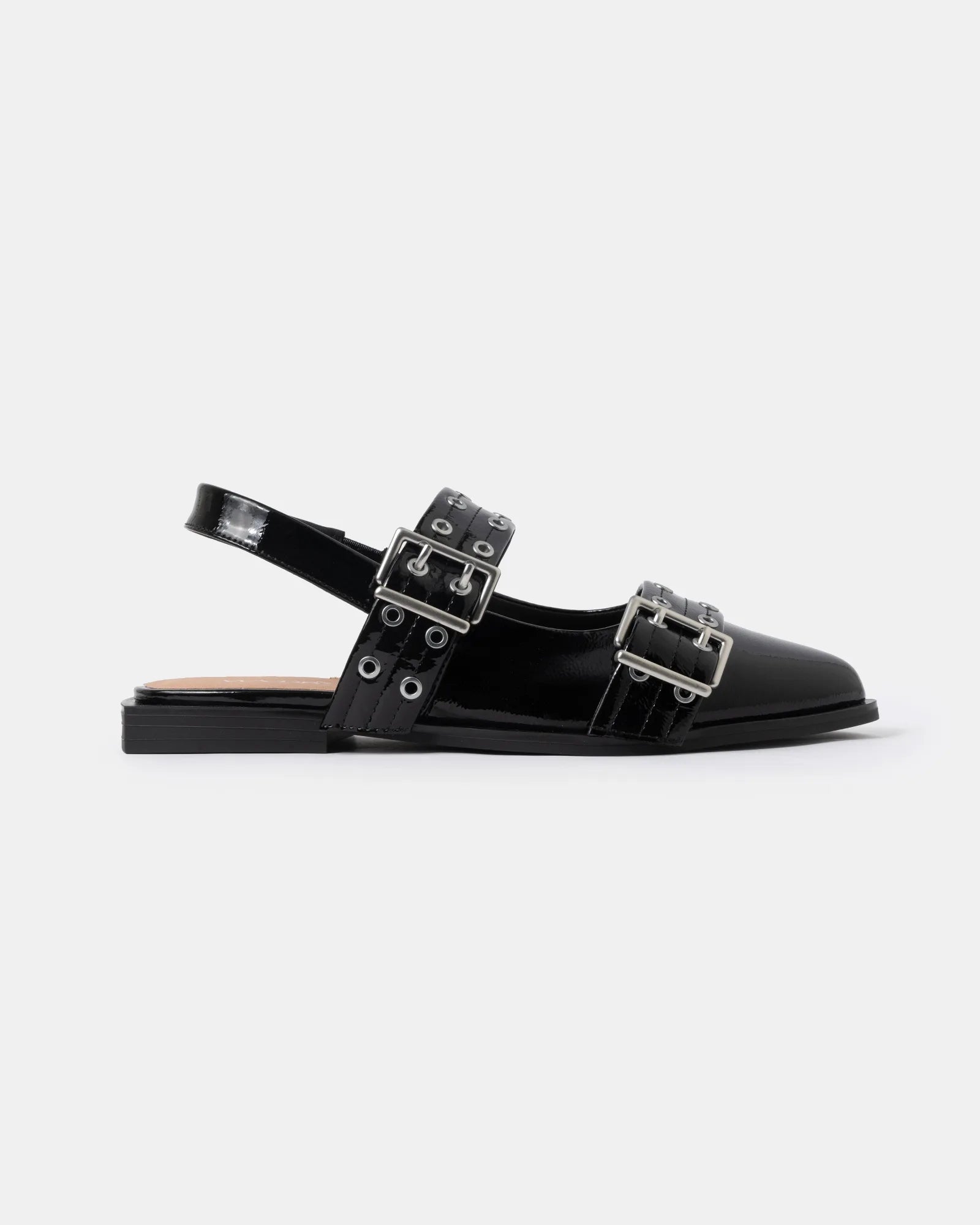 Blondie Pointy Toe Flat Slingback Mary Jane
