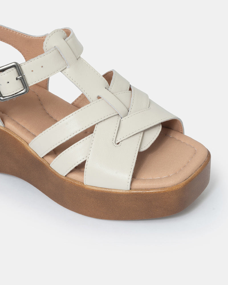 Willow T-Strap Wedge Sandals