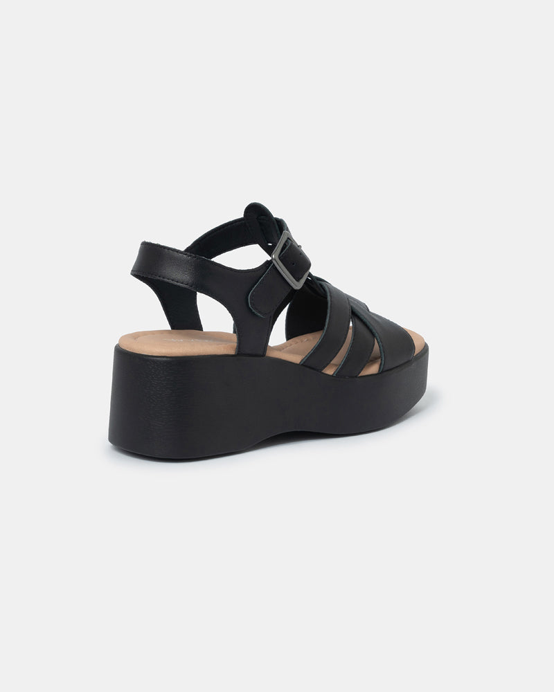 Willow T-Strap Wedge Sandals
