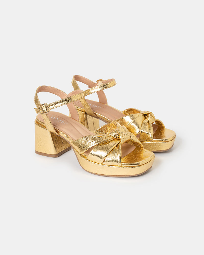 Daisy Vegan Platform Heels