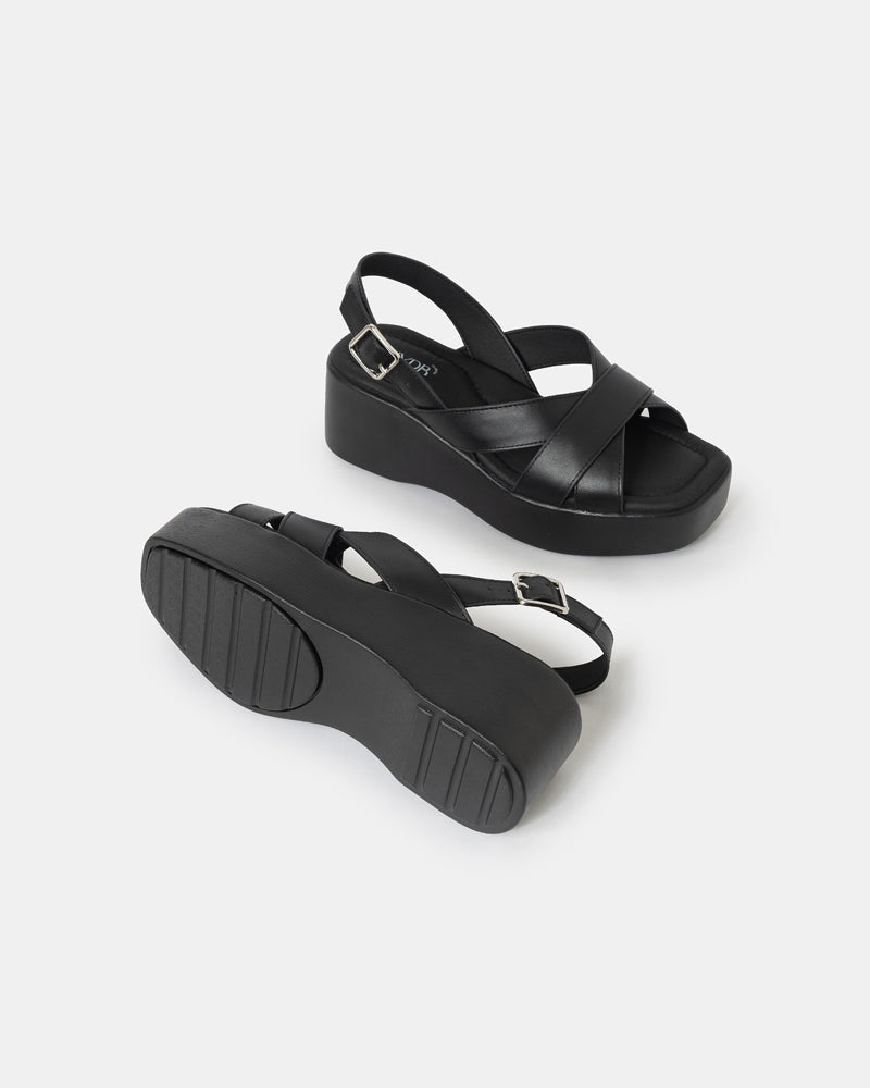Nina Wedge Sandals