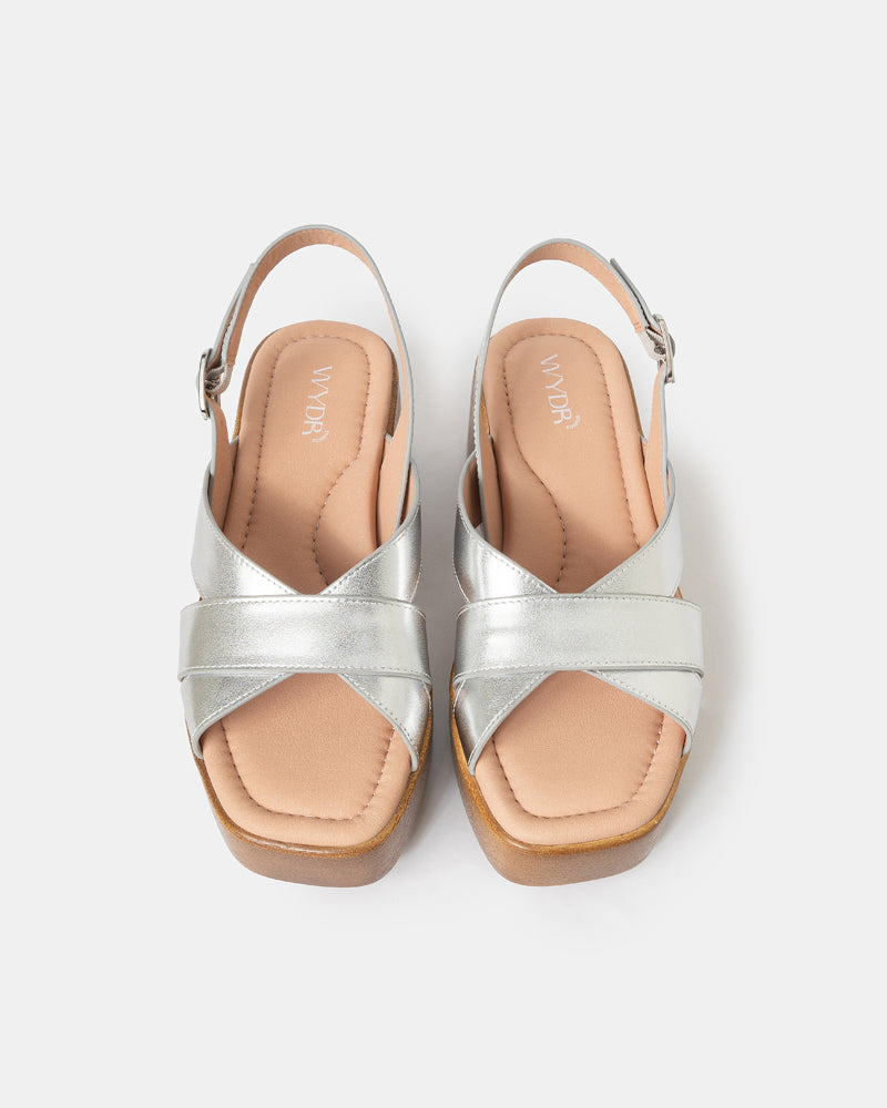 Nina Wedge Sandals