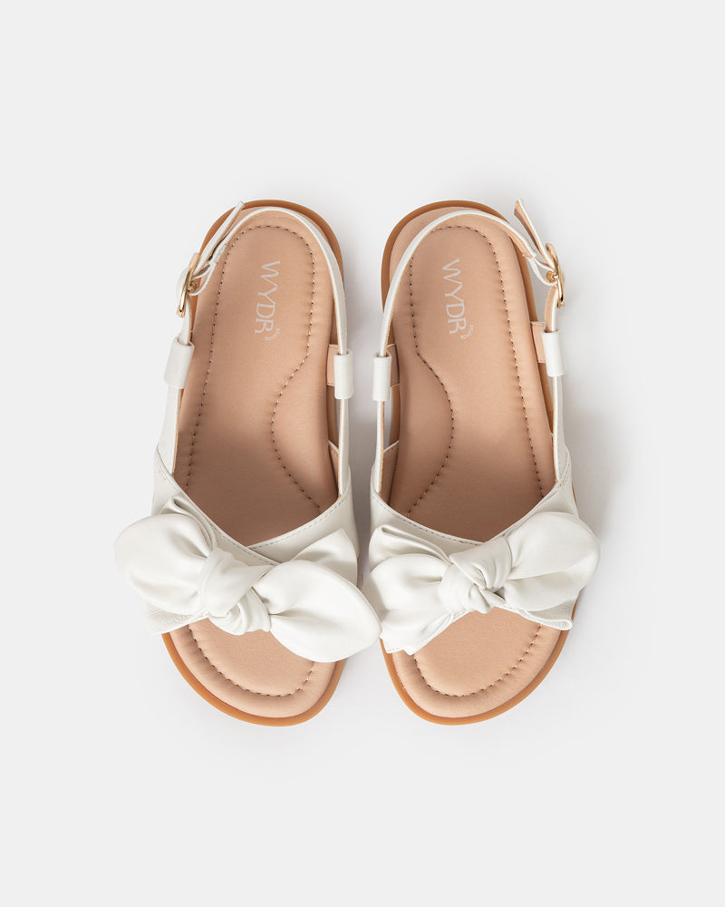 Palma Bow Mini-Wedge Slides