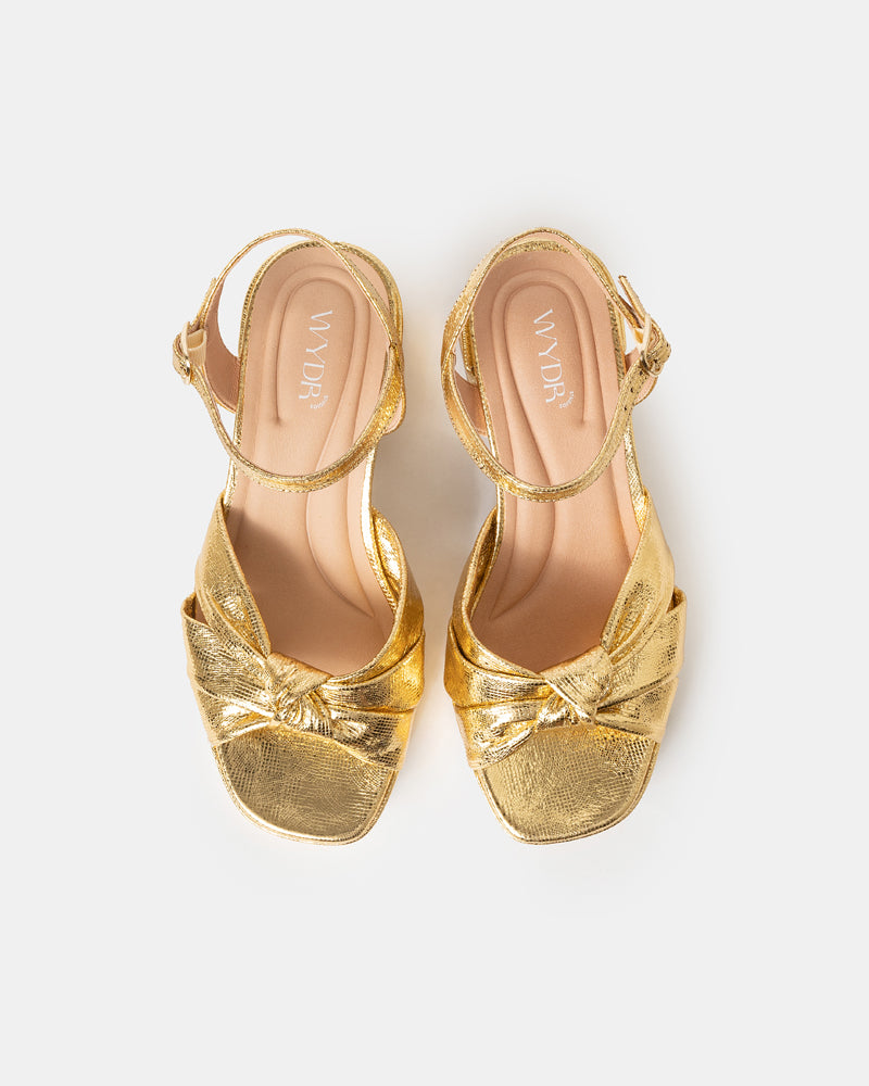 Daisy Vegan Platform Heels