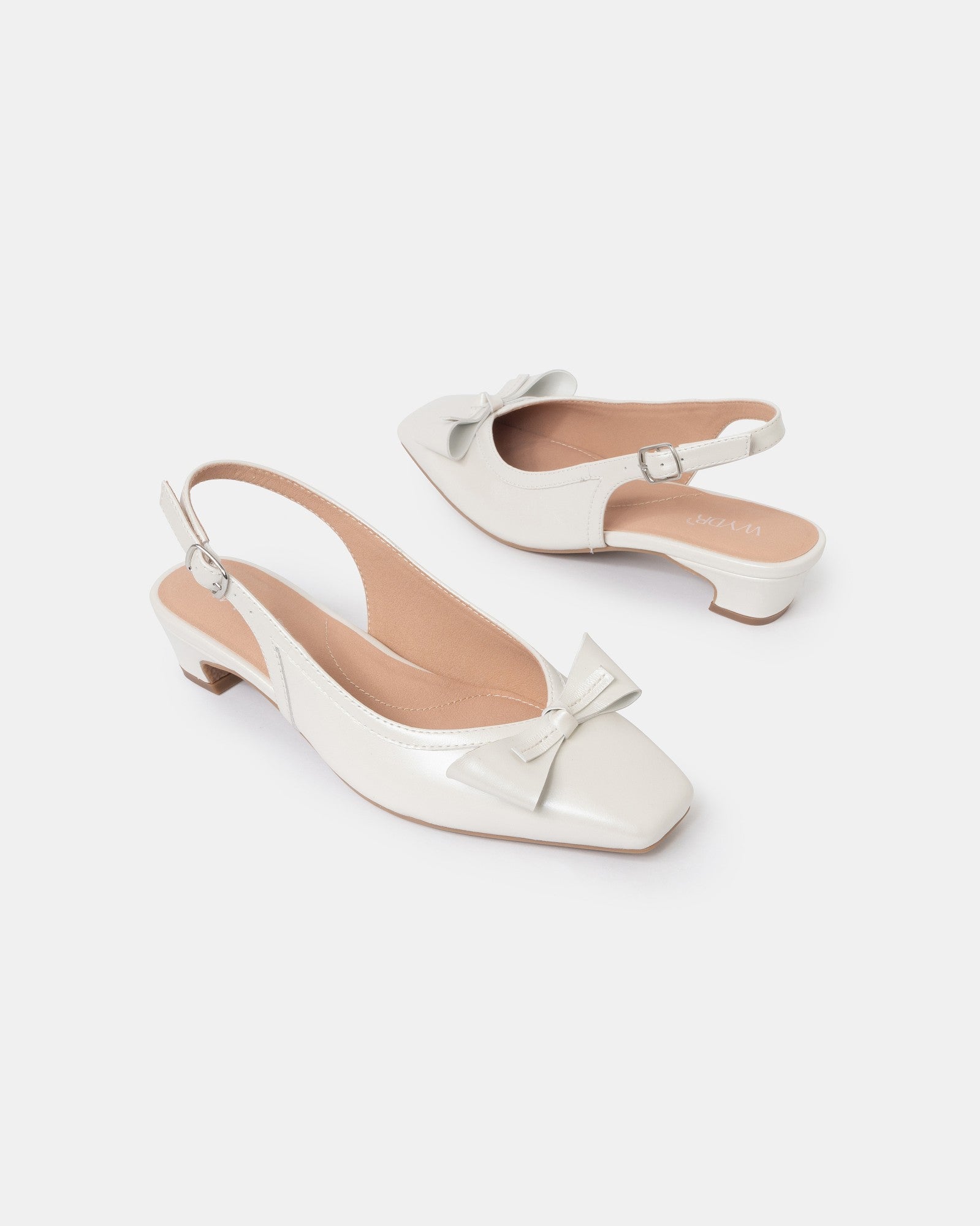 Ivy Bow Bridal Heels