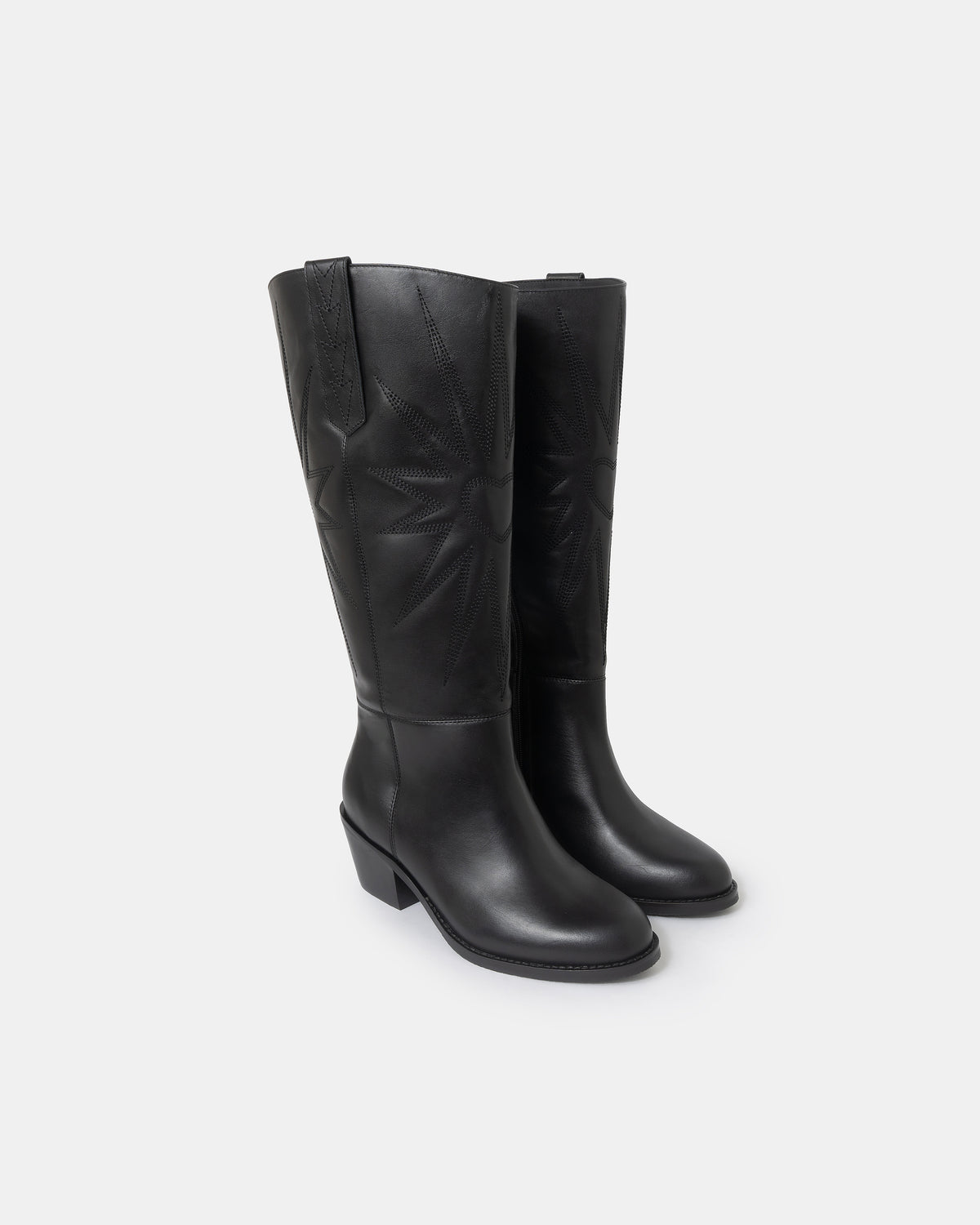 Rita Embroidered Tall Boots