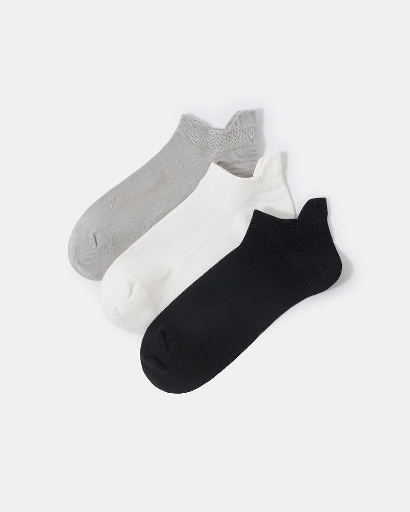 3-Pair Essential Ankle Socks