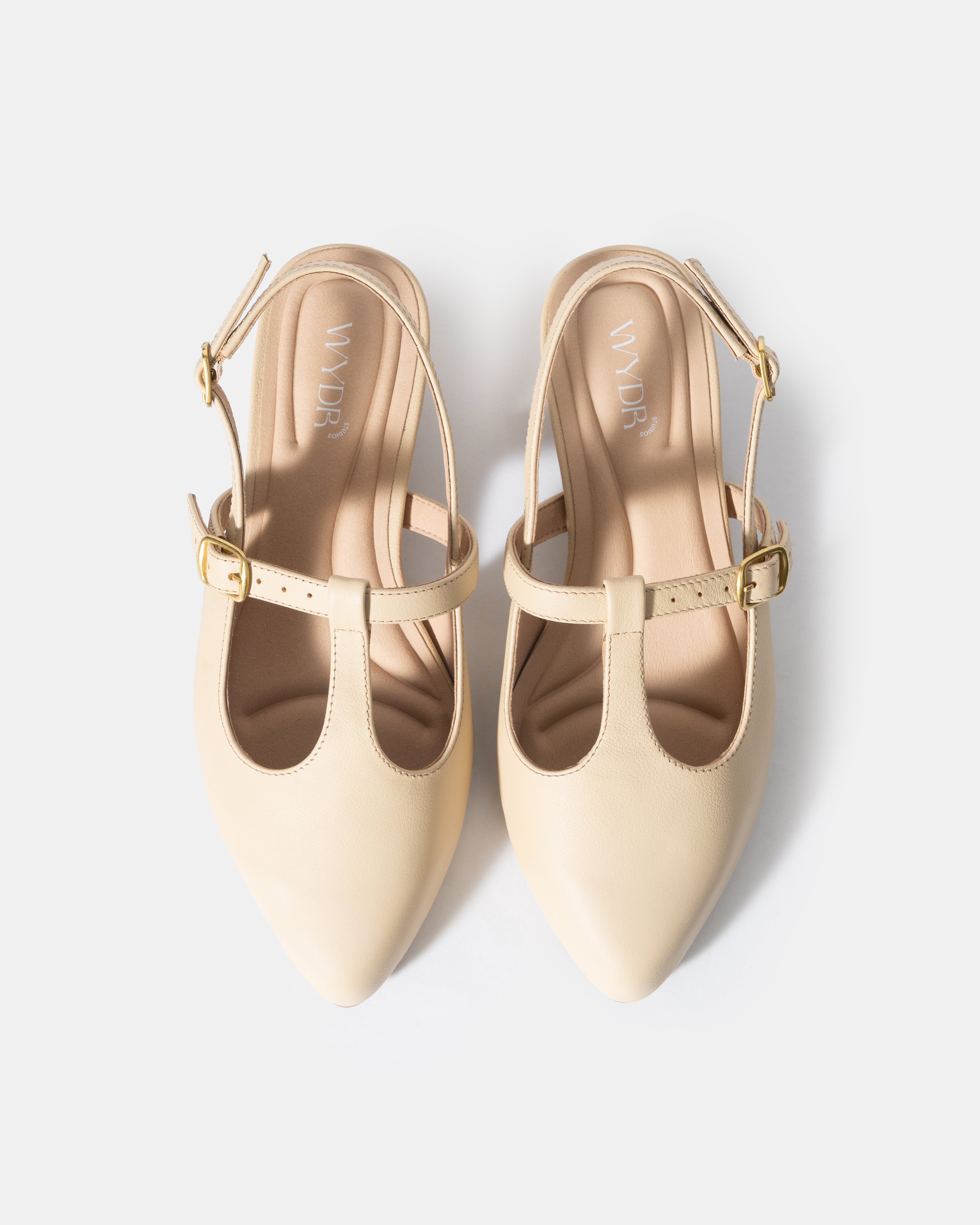 Inez Pointy Toe T-Strap Mary Jane