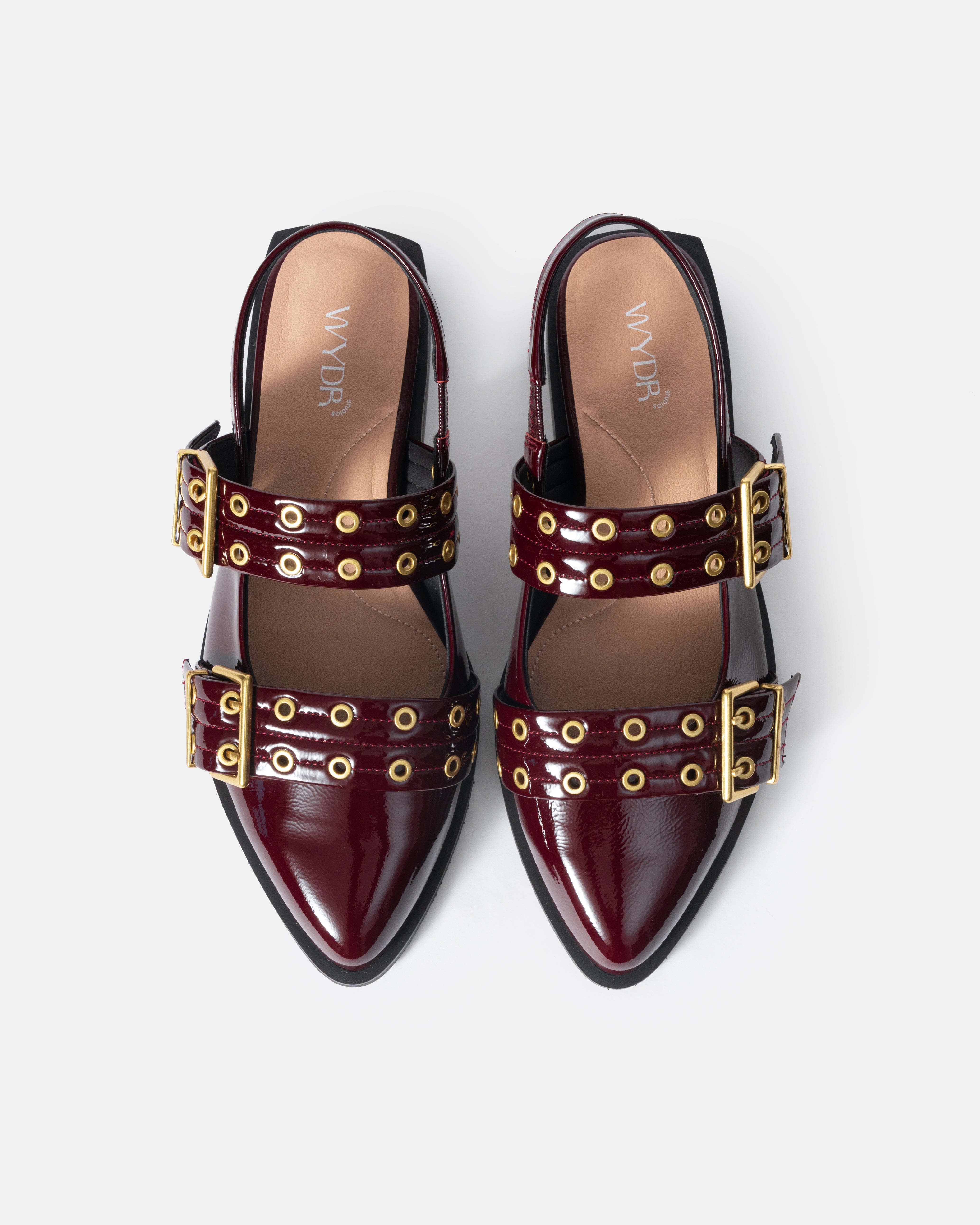 Blondie Pointy Toe Flat Slingback Mary Jane