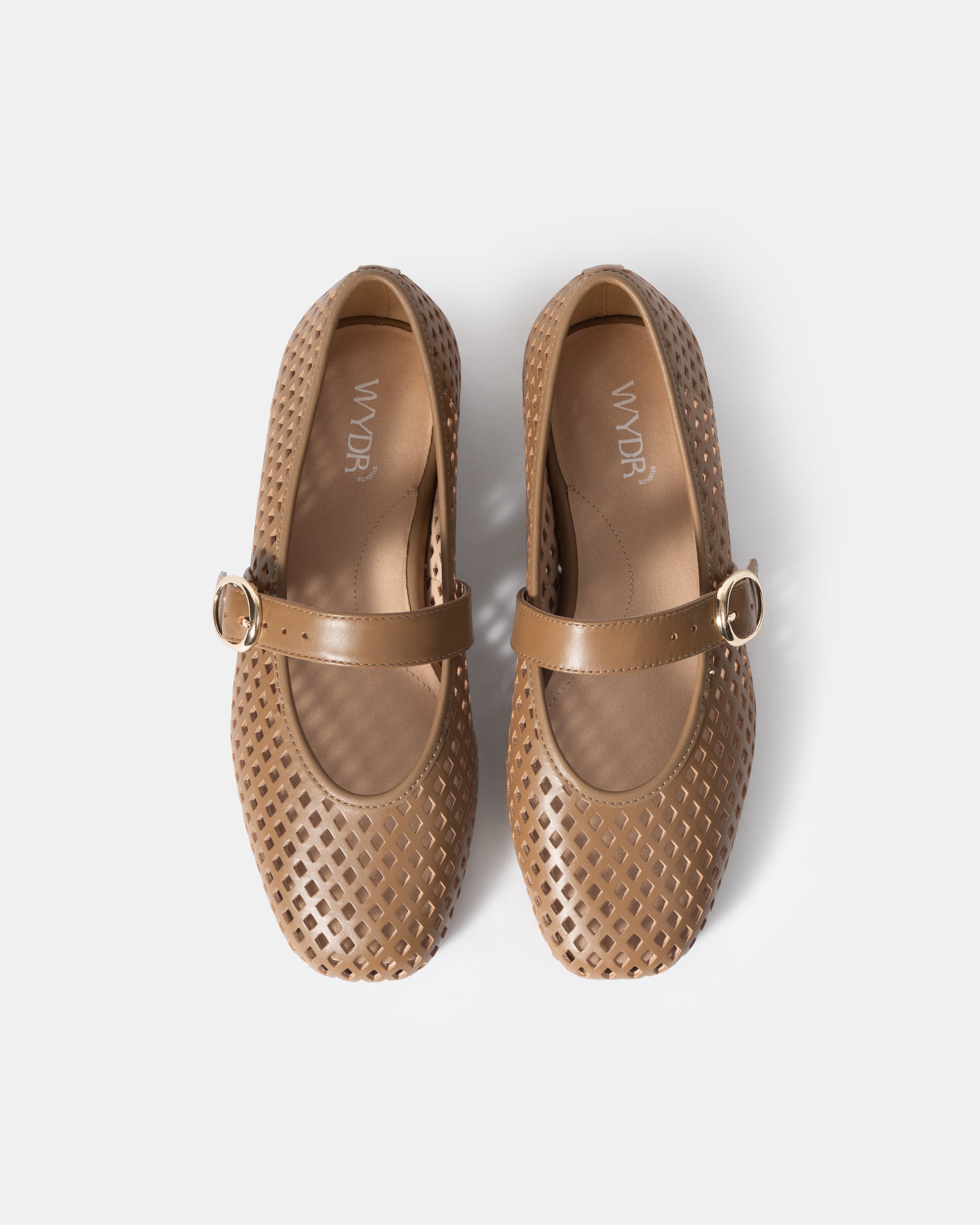 Ava Square Toe Mary Jane Ballet Flats