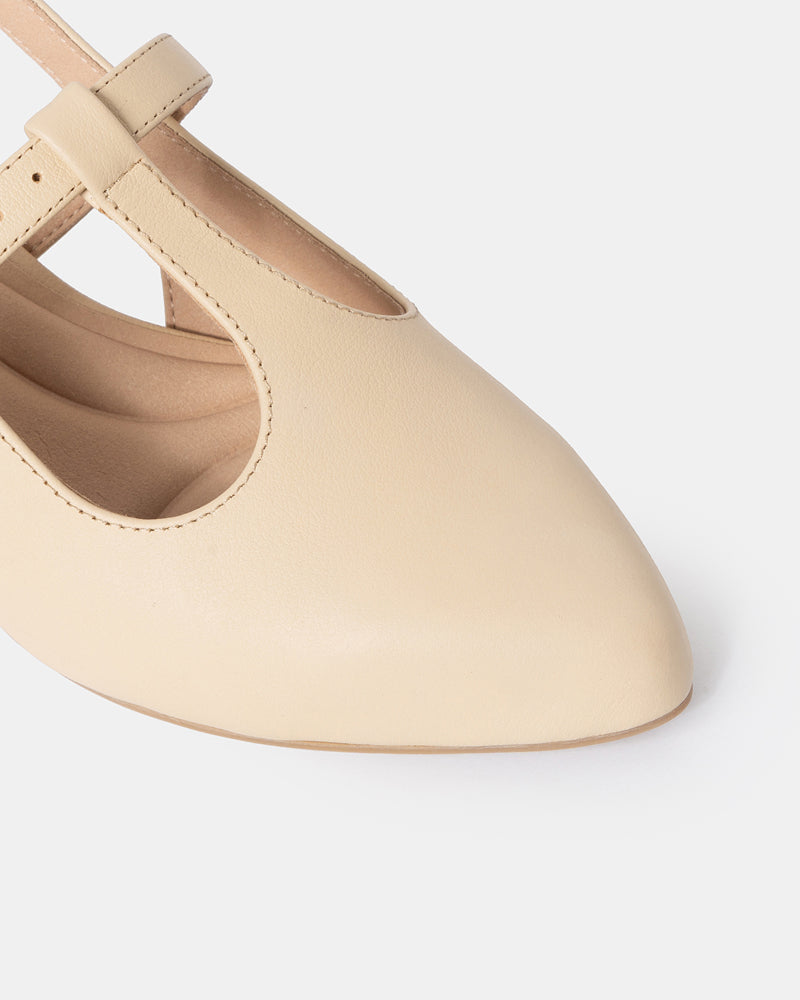 Inez Pointy Toe T-Strap Mary Jane