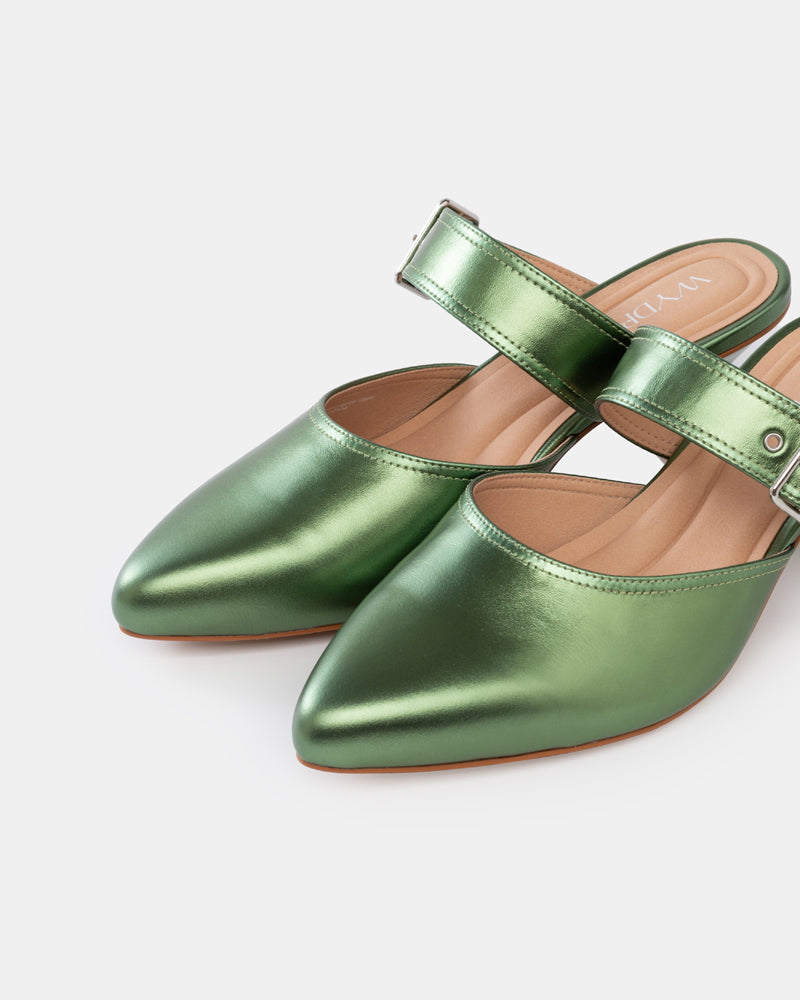 Ingrid Pointy Toe Kitten Heels