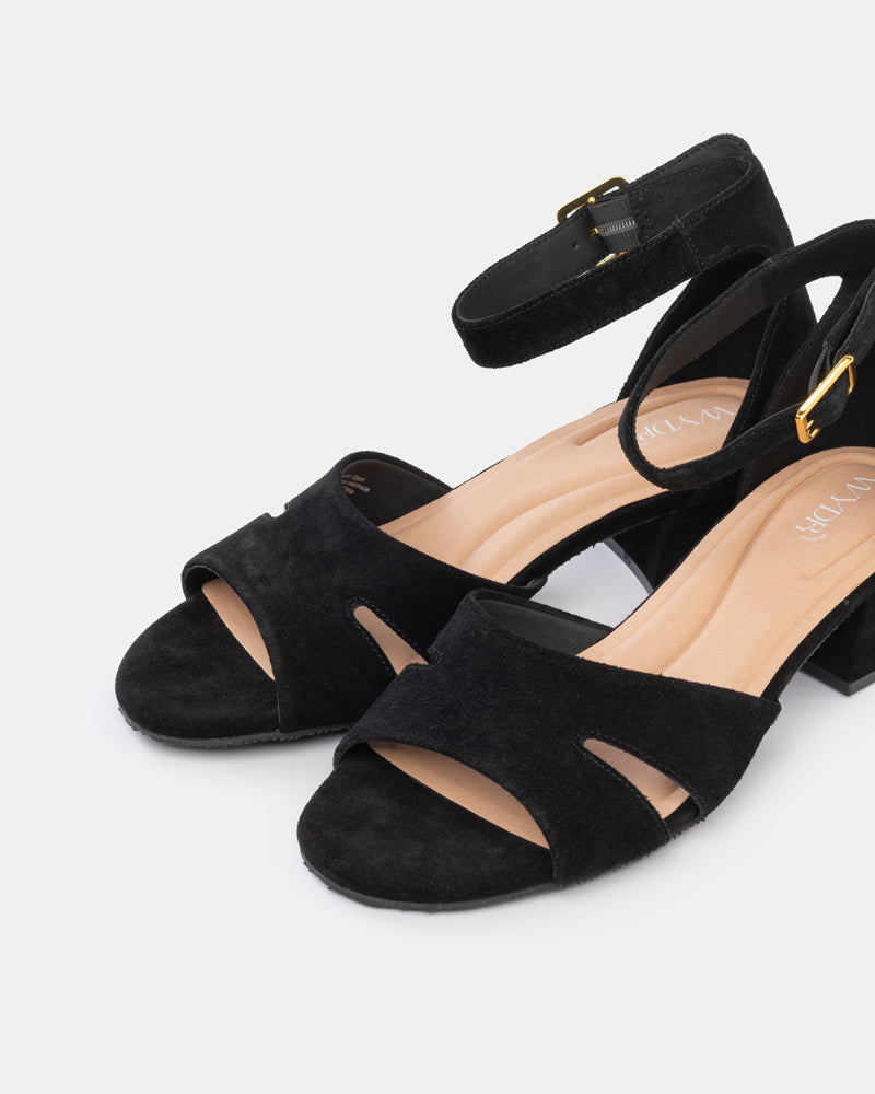 Kelly Block Heel Ankle Sandals