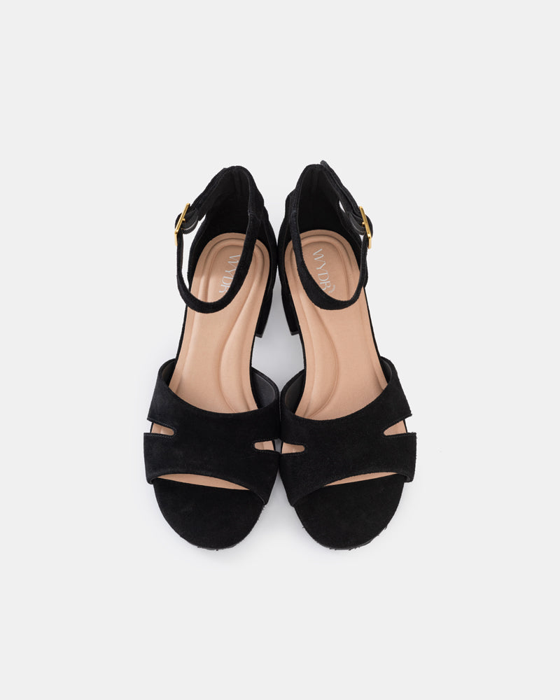 Kelly Block Heel Ankle Sandals