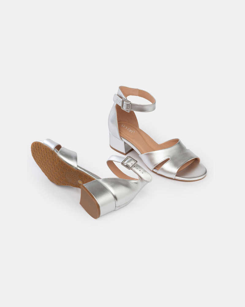Kelly Block Heel Ankle Sandals