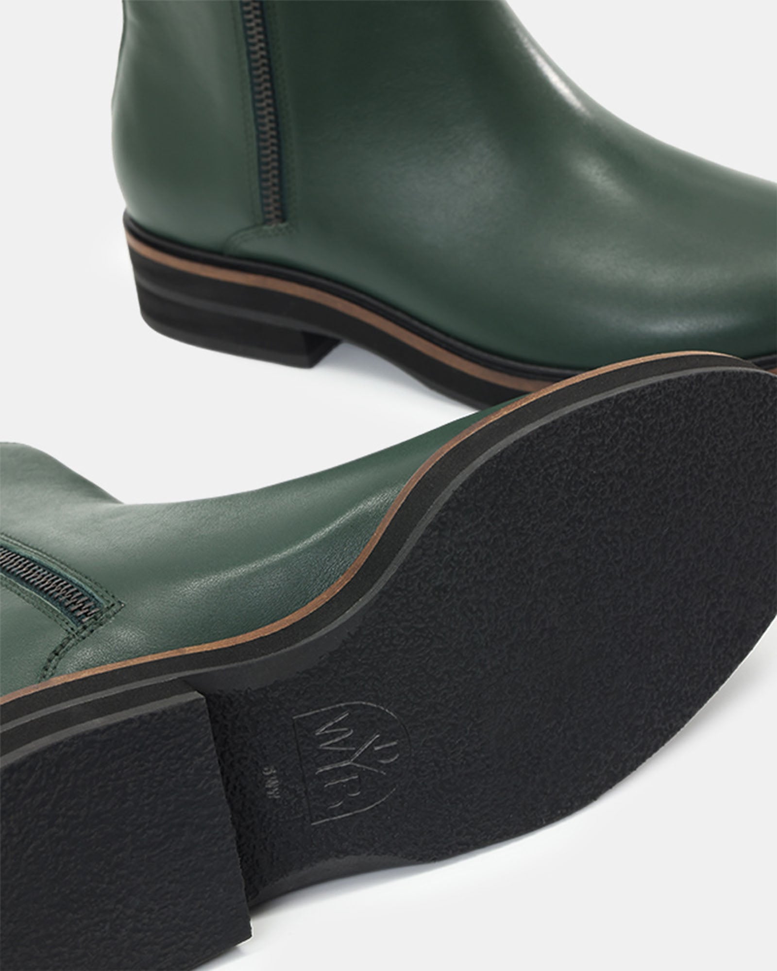 City Voyager Leather Zip Boots