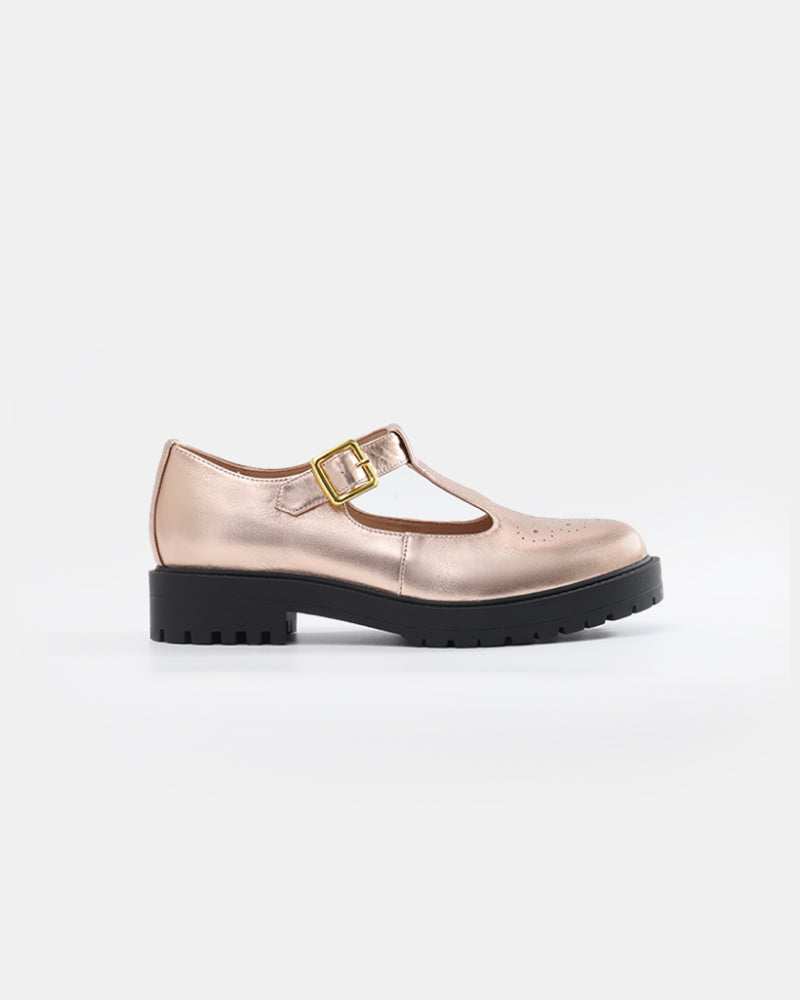 Gwen T-Strap Lug Mary Jane
