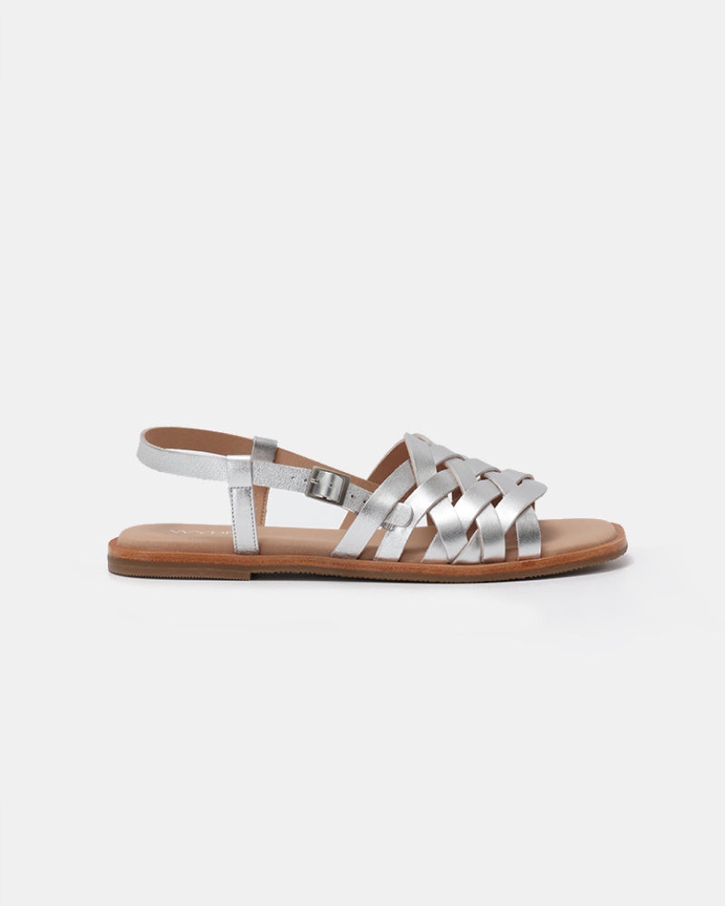 Santorini Woven Flat Sandals