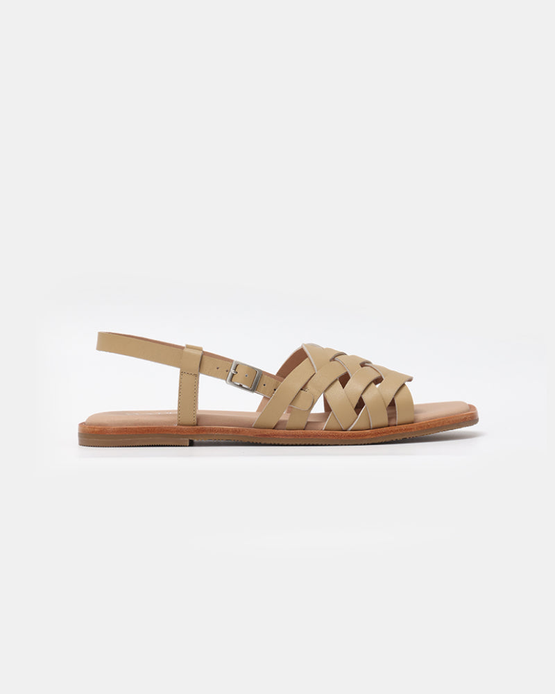 Santorini Woven Flat Sandals