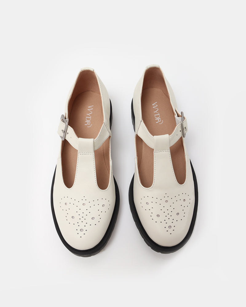 Gwen T-Strap Lug Mary Jane