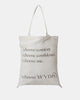 Wydr Signature Tote Bag