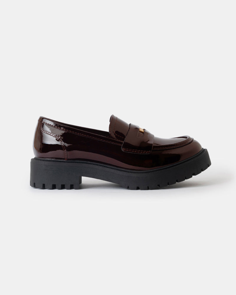 Sam Lucky Penny Leather Loafers