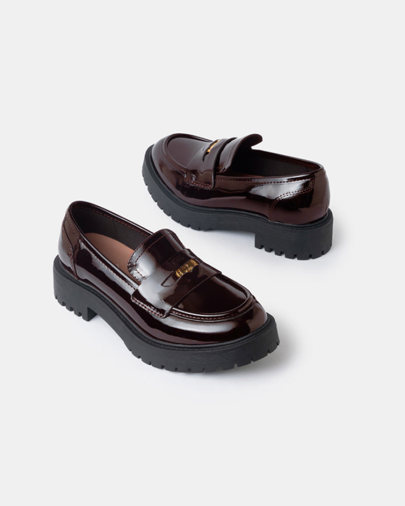 Sam Lucky Penny Leather Loafers