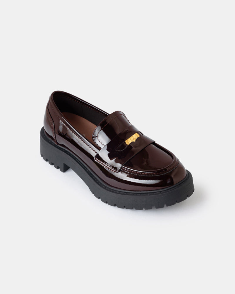 Sam Lucky Penny Leather Loafers