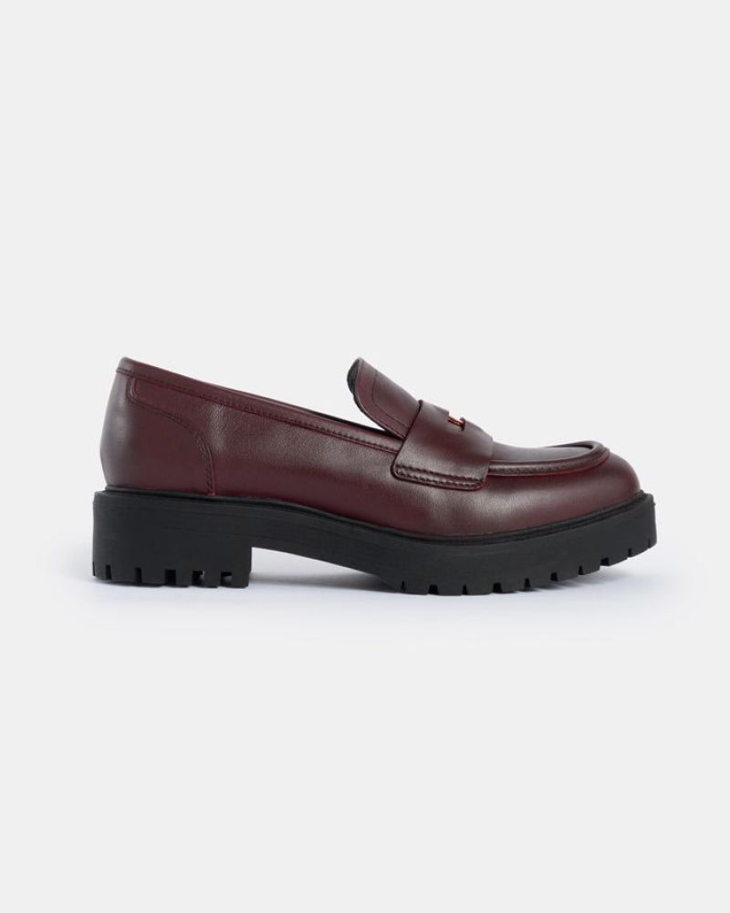 Sam Lucky Penny Leather Loafers