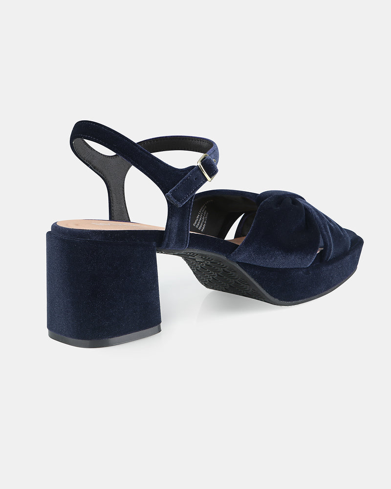 Darcy Pleated Platform Sandals