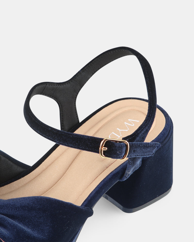 Darcy Pleated Platform Sandals