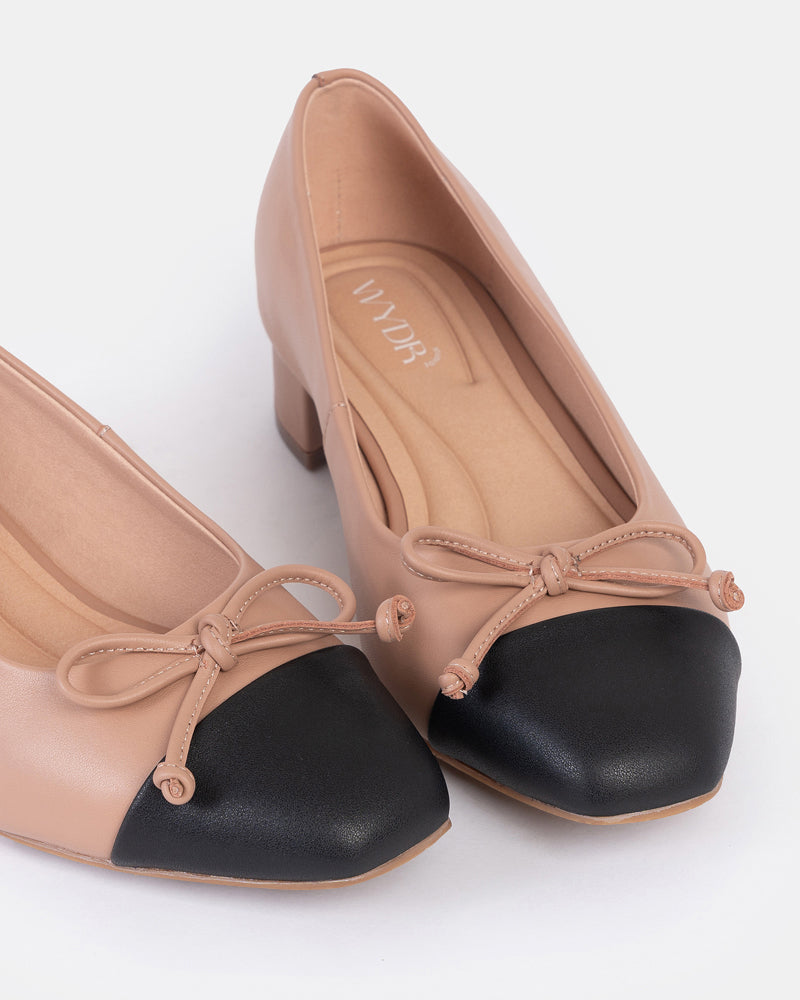 Greta Toe Cap Ballet Pump