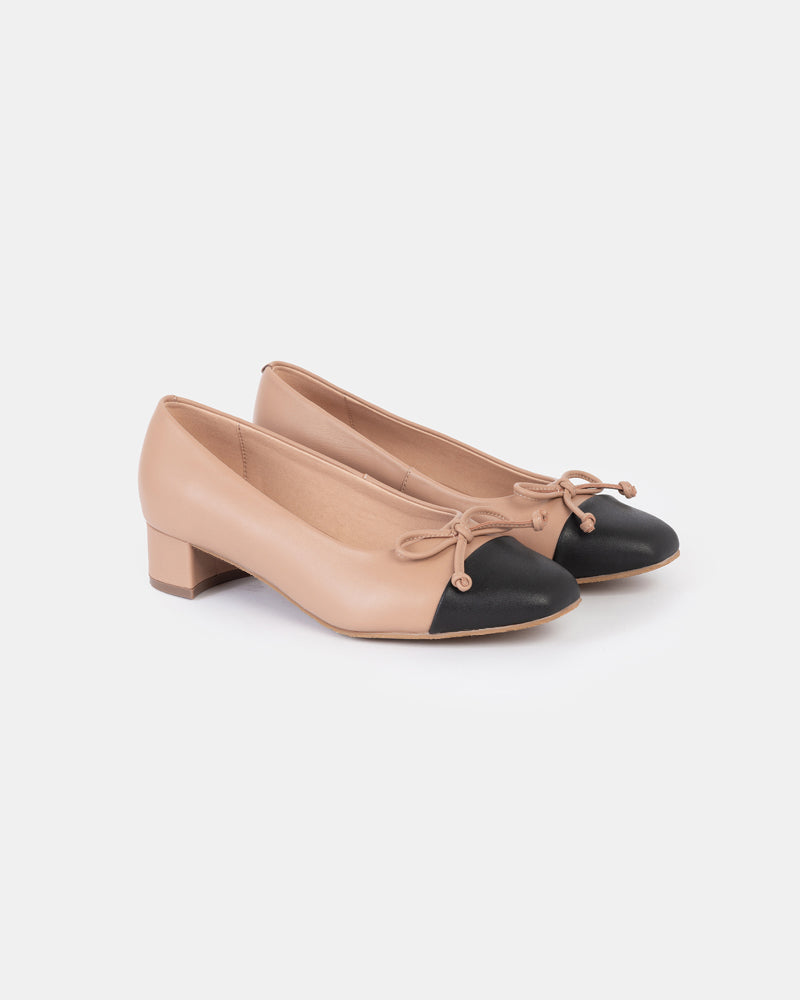 Greta Toe Cap Ballet Pump