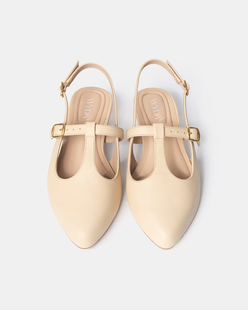 Inez Pointy Toe T-Strap Mary Jane