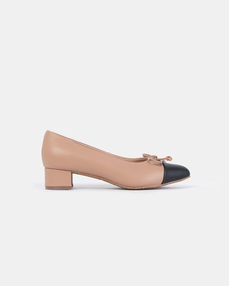 Greta Toe Cap Ballet Pump